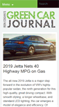 Mobile Screenshot of greencarjournal.com