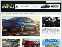 Tablet Screenshot of greencarjournal.com